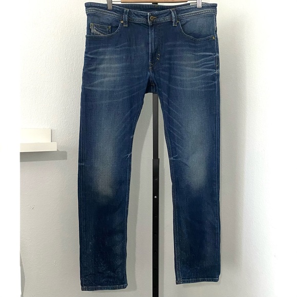 Diesel Thavar Slim Skinny Jeans Size Men’s 36 x 32 Wash 0850K - Picture 4 of 14